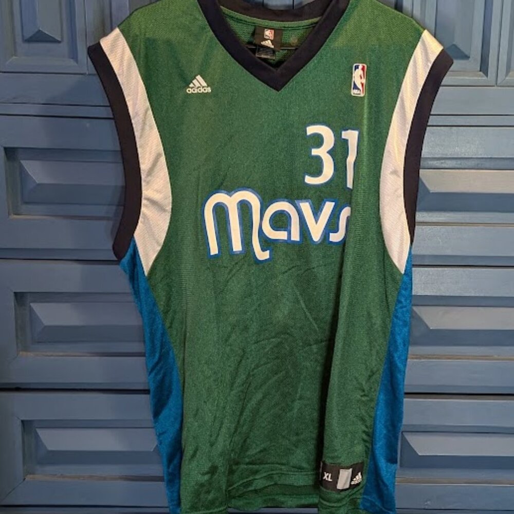 NBA AUTHENTIC ADIDAS MAVERICK JERSEY #31 TERRY